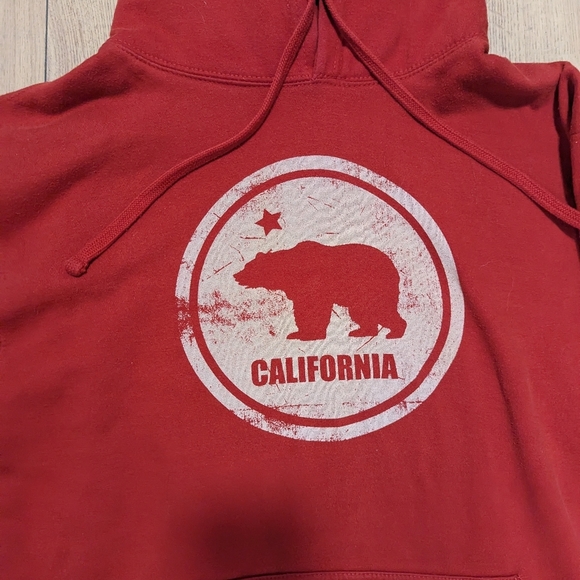 California Red Hoodie size M - Picture 2 of 4